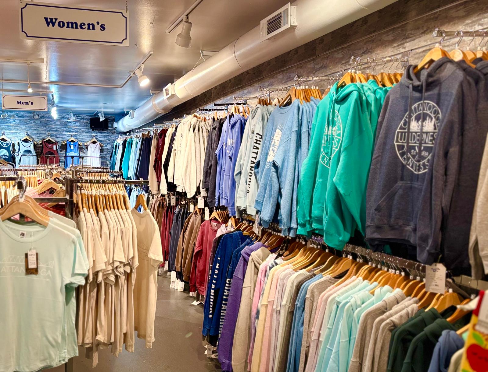 Women's apparel section