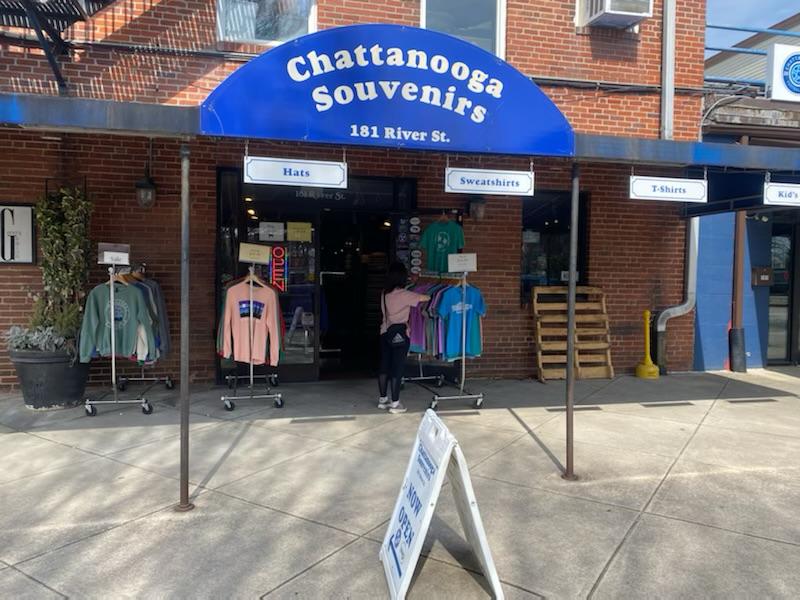 Chattanooga Souvenirs storefront on River Street